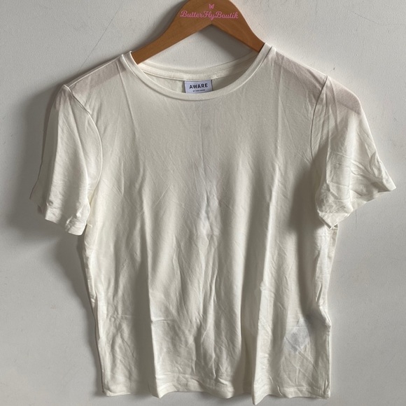 AWARE by Vero Moda White Tee, Size XS, NWT - Picture 6 of 13